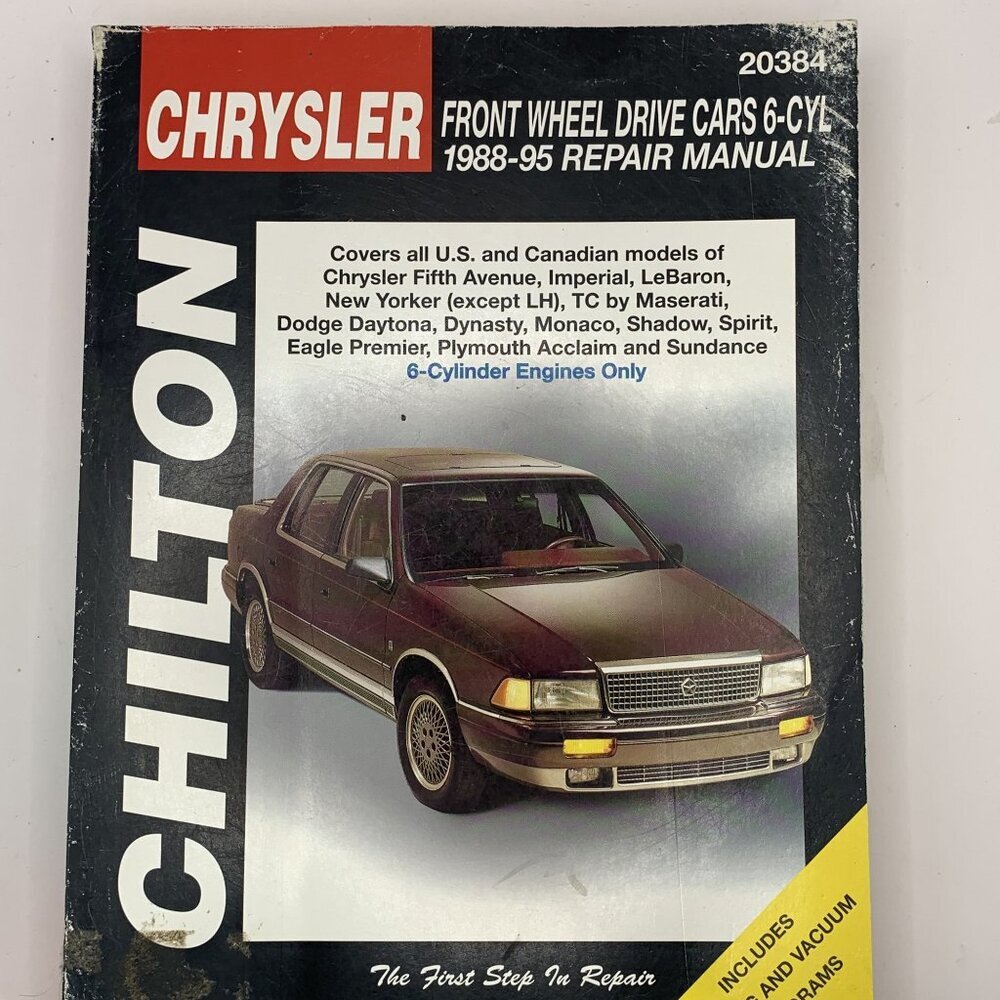 Chilton Chrysler Front Wheel Drive Cars 6-Cyl 1988-95 Repair Manual